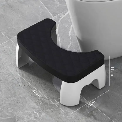 Ergonomic EasySquat – Waterproof & Non-Slip Toilet Foot Stool