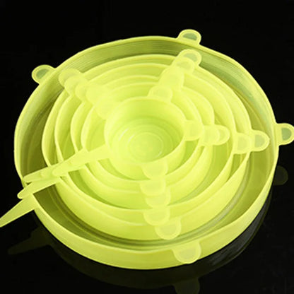Reusable Silicone Stretch Lids – Universal Food Covers for Bowls & More