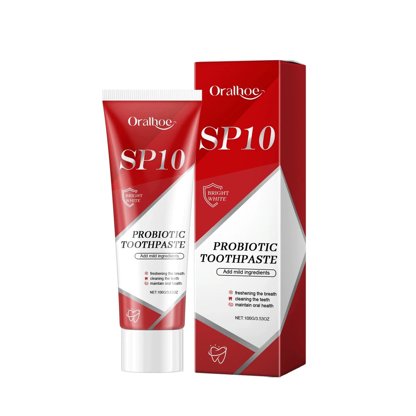 Probiotic Whitening Toothpaste SP-10 – Plaque Remover & Fresh Breath Formula (100g)