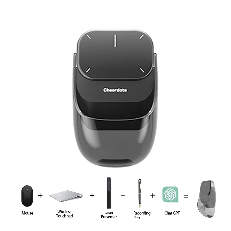 Premium All-in-One Wireless Touchpad & AI-Powered Presenter