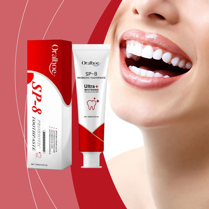Probiotic Whitening Toothpaste SP-8/SP8 – Plaque Remover & Fresh Breath Formula (120g)