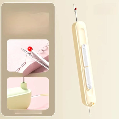 2in1 Threading Needle Threader Multifunctional Picking Thread Remover Hand Household Needlework Sewing Special Tools