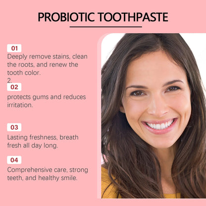 Probiotic Whitening Toothpaste SP-8/SP8 – Plaque Remover & Fresh Breath Formula (120g)