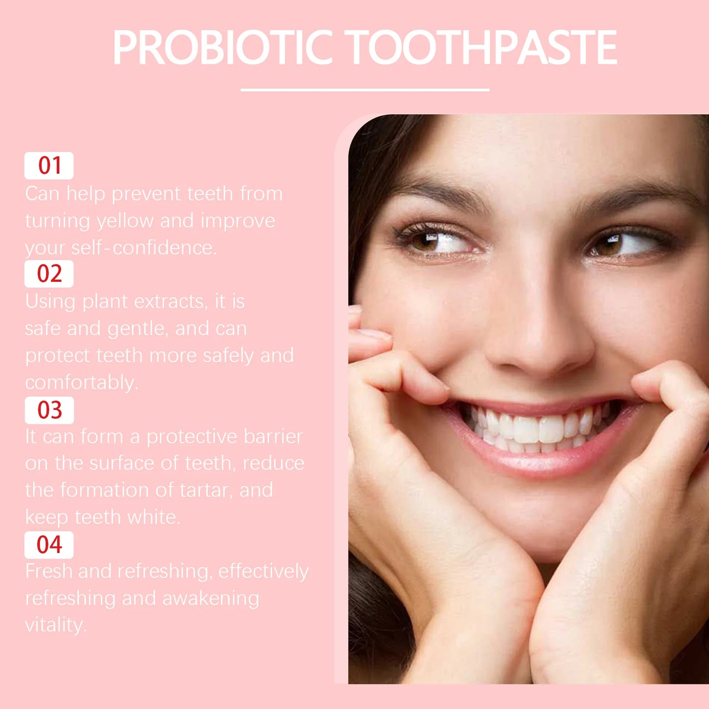Probiotic Whitening Toothpaste SP-10 – Plaque Remover & Fresh Breath Formula (100g)