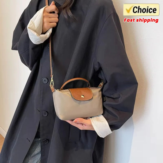 Versatile Nylon Crossbody Bag: High-End Style for Every Occasion