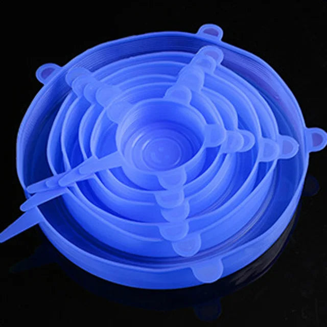 Reusable Silicone Stretch Lids – Universal Food Covers for Bowls & More