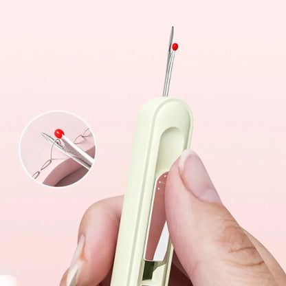 2in1 Threading Needle Threader Multifunctional Picking Thread Remover Hand Household Needlework Sewing Special Tools