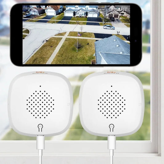 2-Pack WiFi Indoor Security Cameras – 3MP Ultra-HD, AI Motion Detection & Color Night Vision