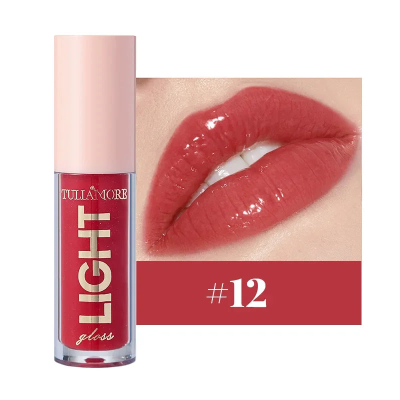 Discover the ultimate lip care with our lightweight moisturizing lip gloss. Non-sticky, waterproof, and long-lasting, it hydrates and enhances your lips with a luminous shine in 12 stunning shades.