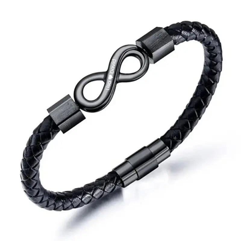 Endless Love Bracelet "To My Man - Straighten Your Crown" - LoveInTheBox