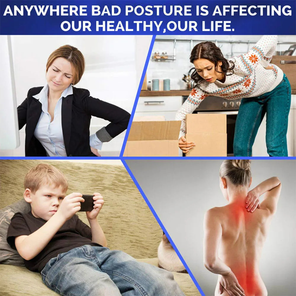 Adjustable Posture Corrector – Upper Back & Shoulder Support for Pain Relief & Spine Alignment