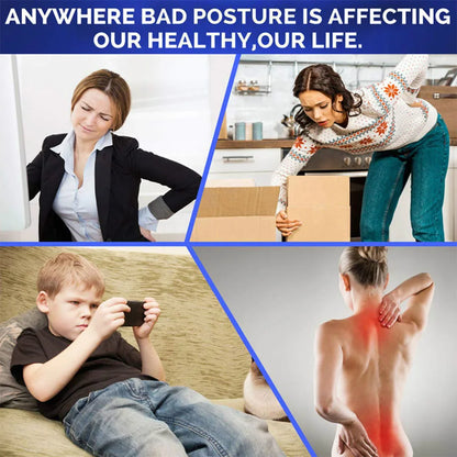 Adjustable Posture Corrector – Upper Back & Shoulder Support for Pain Relief & Spine Alignment