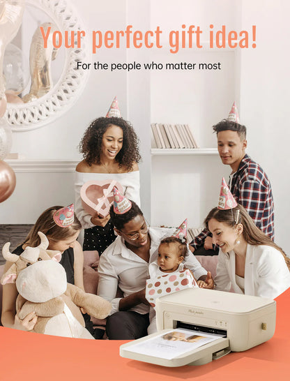 Wireless Wi-Fi Instant Photo Printer 4x6" - with 20 Sheets of Photo Paper